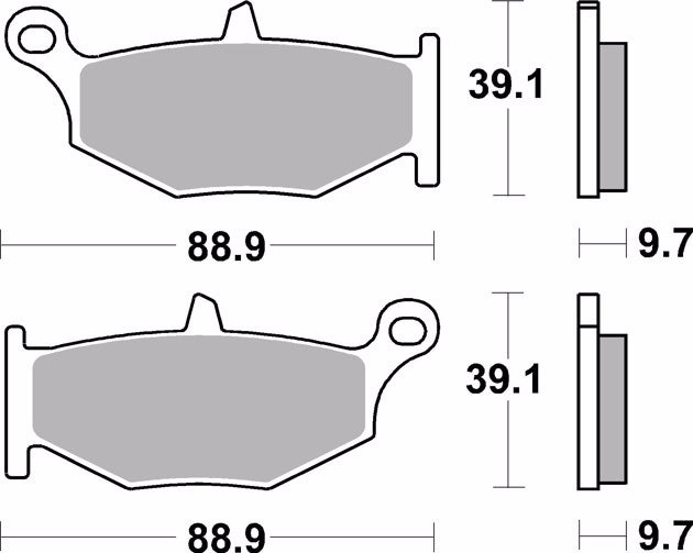 Brembo Brake Pad for Suzuki Hayabusa - 07SU32.SP - Riders Junction
