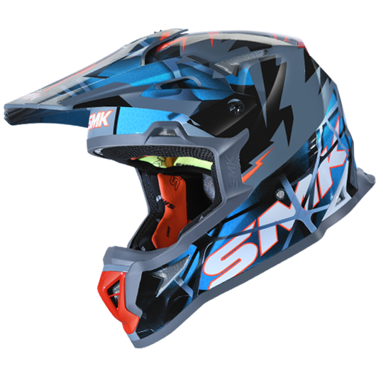 SMK Allterra Fulmine Off-road Helmet MA651 - Riders Junction