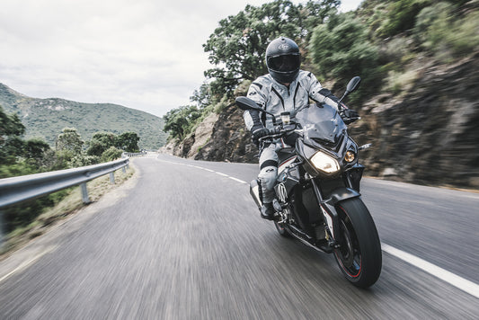 Wunderlich BMW S1000R Screen - Windscreen Touring (H410 W307) Smoked Grey - 35751-102