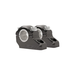 Rox Offset Risers 25/28mm Rise 25mm Back 22 & 28mm Handlebar Anodized Black - 3R-B12POEK