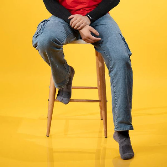 66BHP Bamboo Socks (Men/Women)-Gray ( Combo Pack )