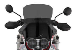 Wunderlich Ducati Desert X Screen - Marathon Smoked Grey - 70150-002