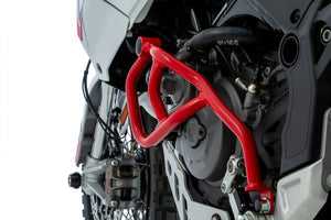 Wunderlich Ducati Desert X Protection - Engine Guard ( Left) Red Fits Wunderlich Tank Guard - 70201-004