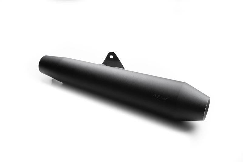 AEW TE 102 Megaphone - Mild Steel Heat Resistant Black Chrome - Interceptor GT 650