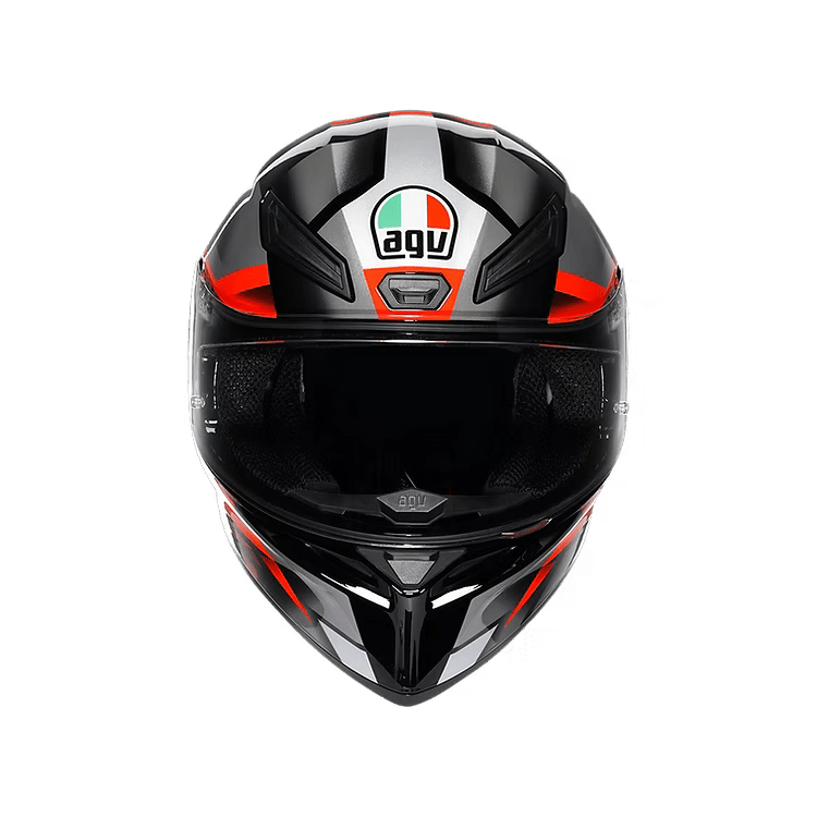 AGV K1 S Full Face Helmet - FastLap (Black/Grey/Red)