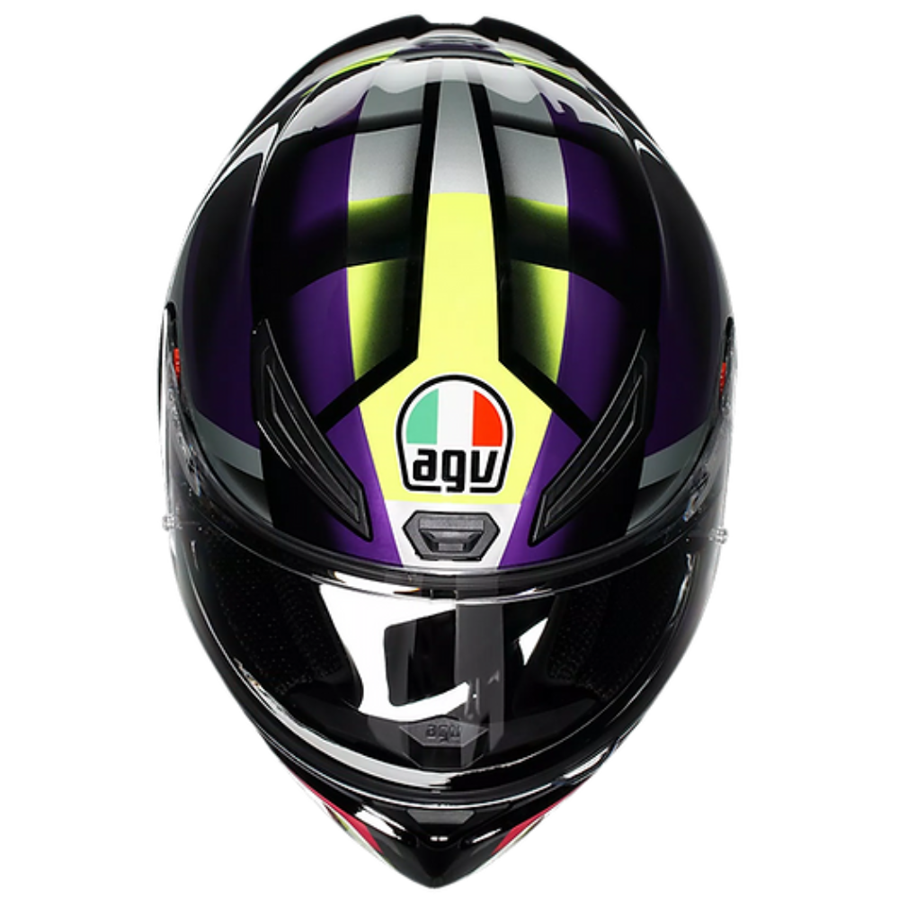 AGV K1 S Full Face Helmet - FastLap (Black/Purple/Pink)