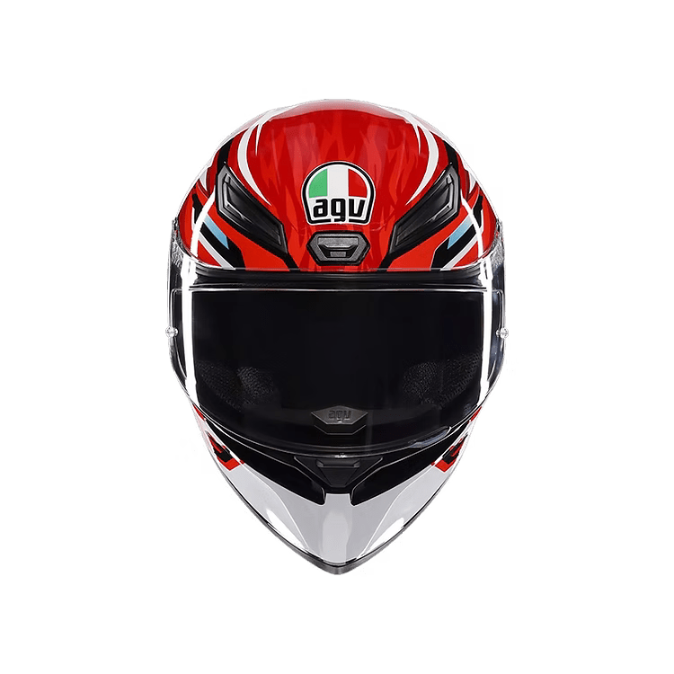 AGV K1 S Full Face Helmet - Lion Black/Red/White
