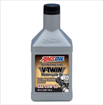 AMS OIL 20W-50 Synthetic V-Twin Motorcycle Oil MCVQT