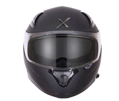AXOR APEX SOLID- Matt Black Helmet- Riders Junction