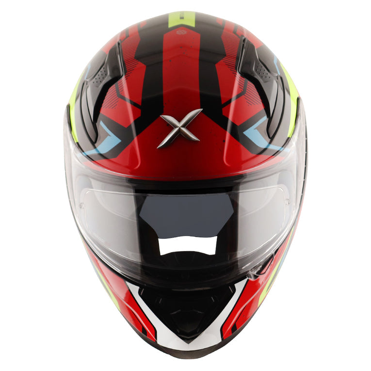 AXOR Apex Road Trip Gloss Helmet-Black Red