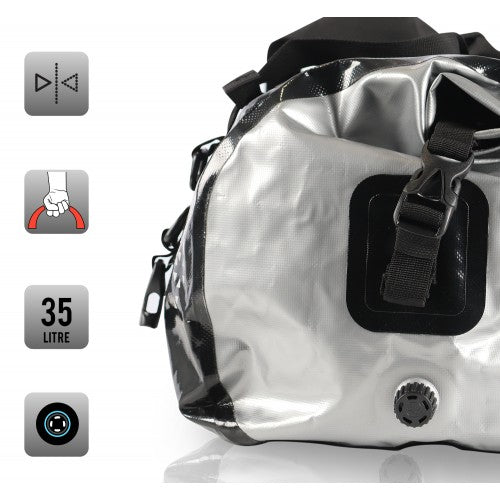 AXOR - Black & Grey Tail/Duffle Bag - 35 LTS - Riders Junction