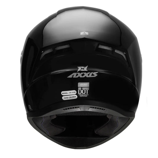 AXXIS Draken S Solid Gloss Black Helmet - Riders Junction