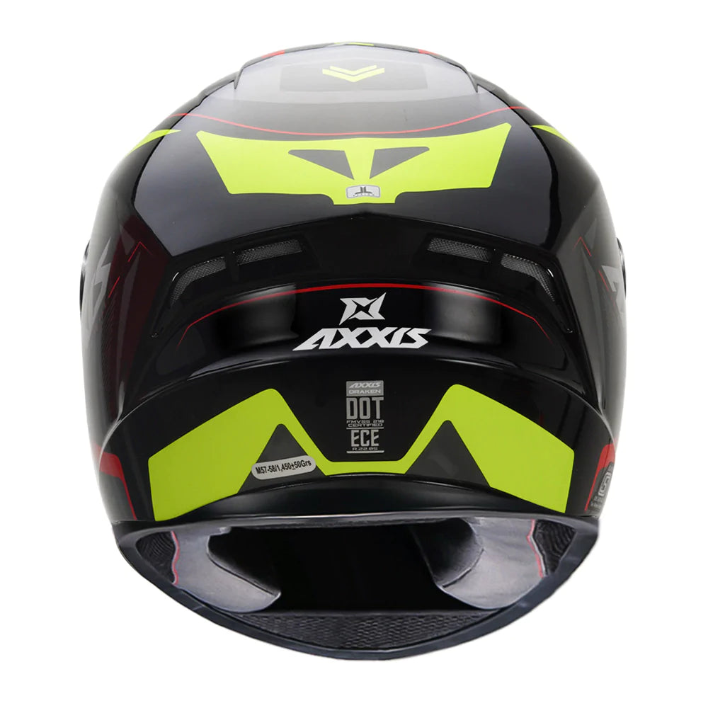 AXXIS Draken S Wind Helmet - Fluorescent Yellow