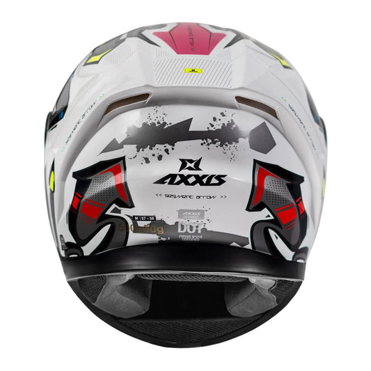 AXXIS Segment Arrows Helmet - Gloss Grey