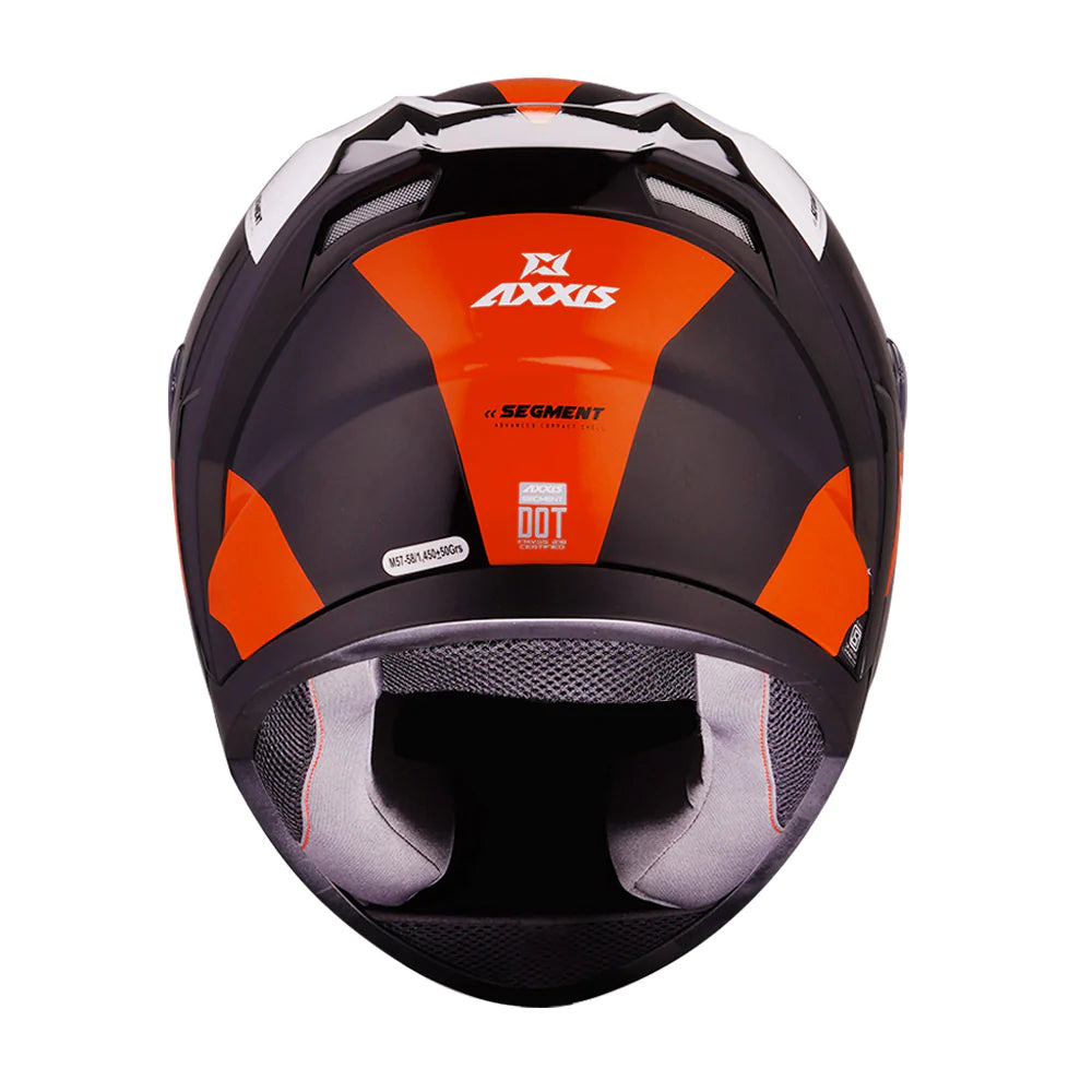 AXXIS Segment Leders Helmet - Glossy Fluorescent Orange