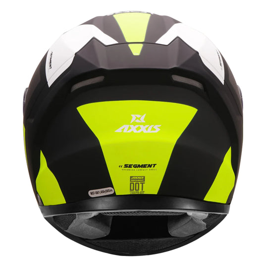 AXXIS Segment Leders Matt Fluorescent Yellow Helmet