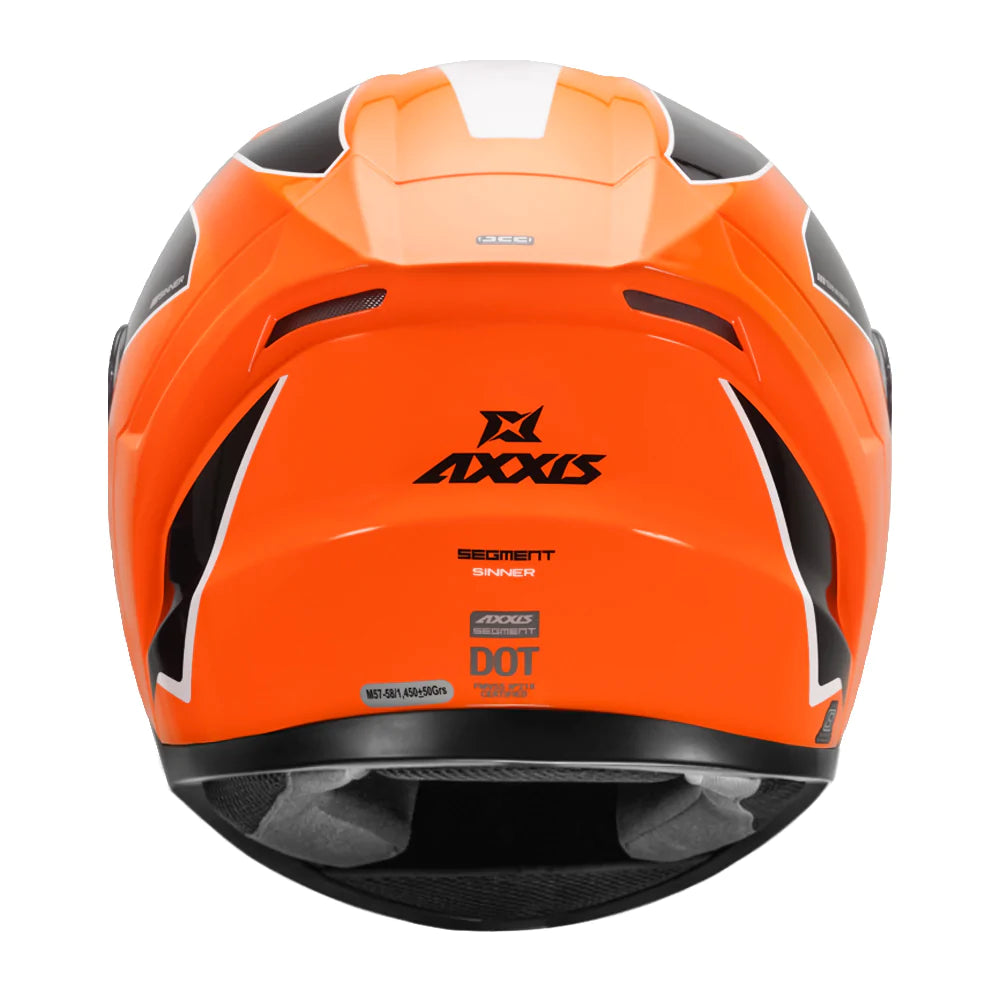 AXXIS Segment Sinner Helmet - Orange