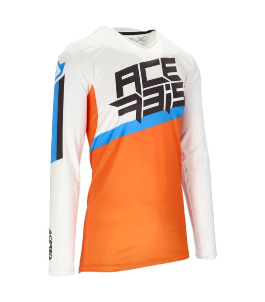 Acerbis MX X-FLEX Four Jersey - ORANGE/WHITE- 7131604091 - Riders Junction