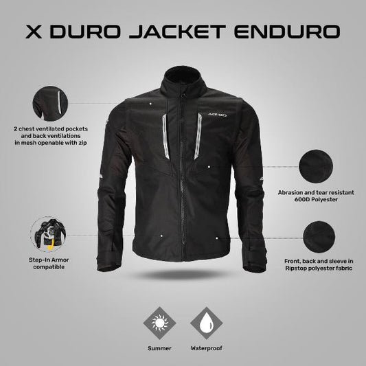 Acerbis X-duro Jacket Enduro-Black-7131103021