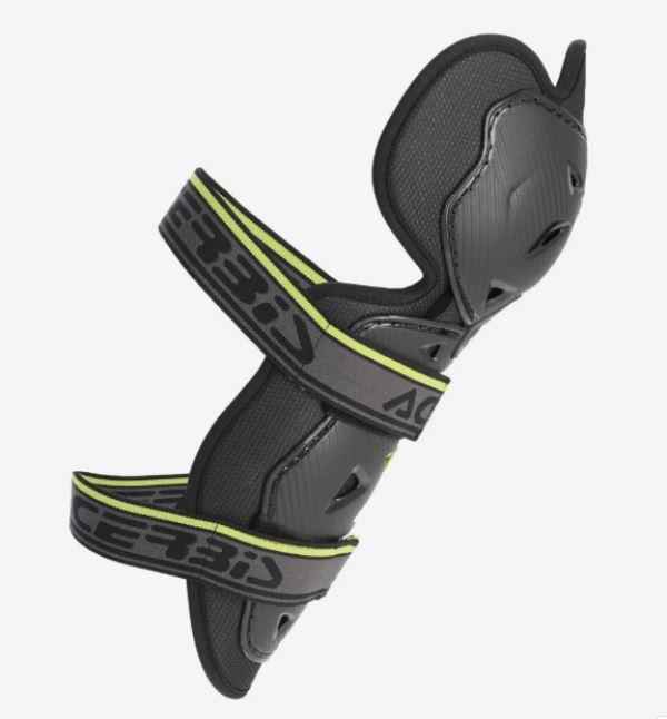 Acerbis Knee Guard Profile 2.0 Protector (Black/Yellow)-7131400012