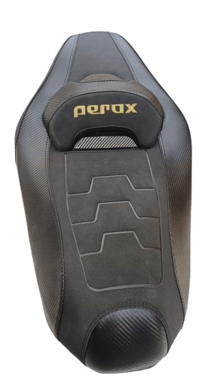 Aerox Accessories India Aerox155 V2 Touring Seat (Black With Golden)