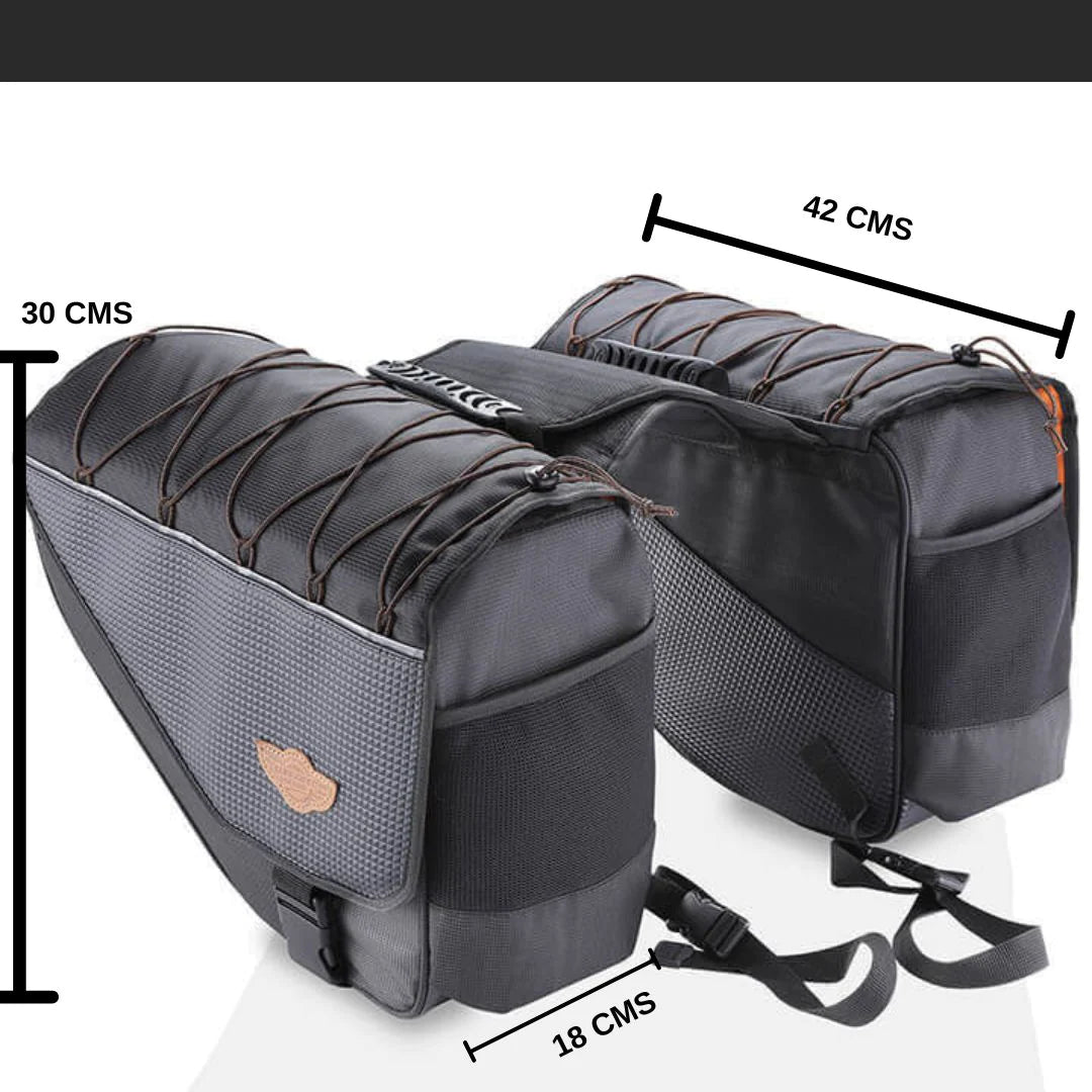 Alpha Semi Hard Waterproof Sports 50Ltrs Panniers