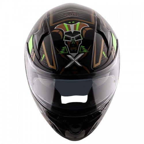 Apex Tiki Helmet - Glossy Black Gold