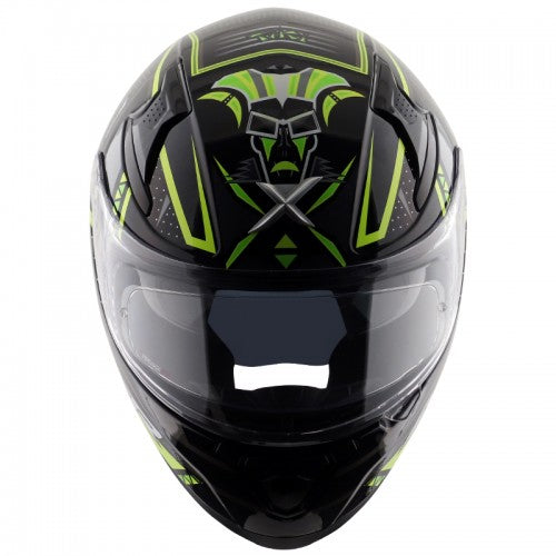 Apex Tiki Helmet - Glossy Black Neon Yellow