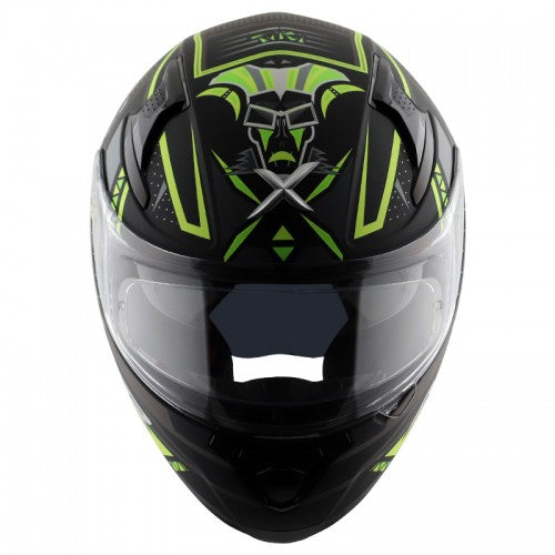 Apex Tiki Helmet - Matt Black Neon Yellow