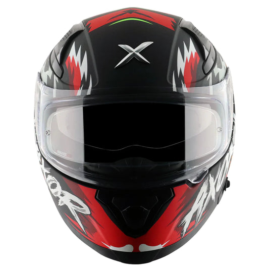 Axor Apex Falcon Full-Face Helmet - Matt Black Red