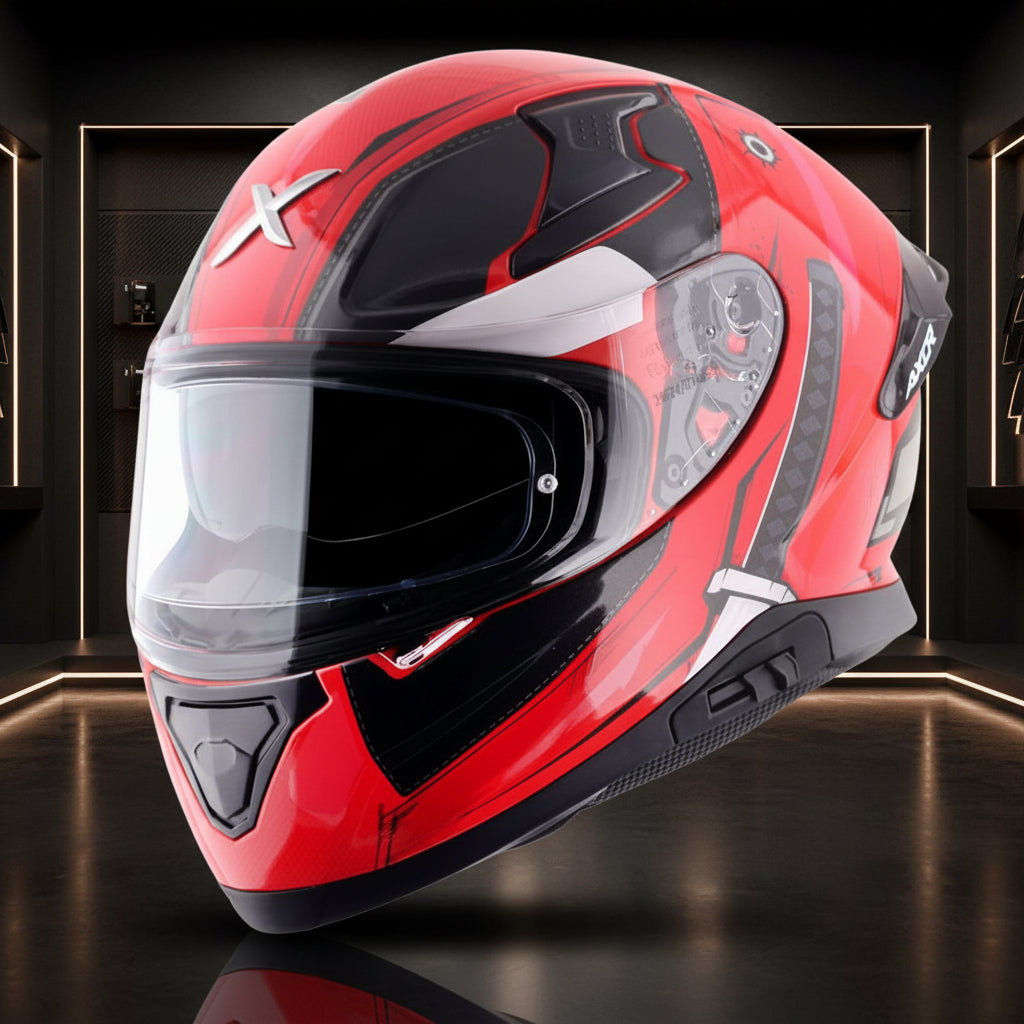Axor Apex Marvel Deadpool Helmet - Red Black