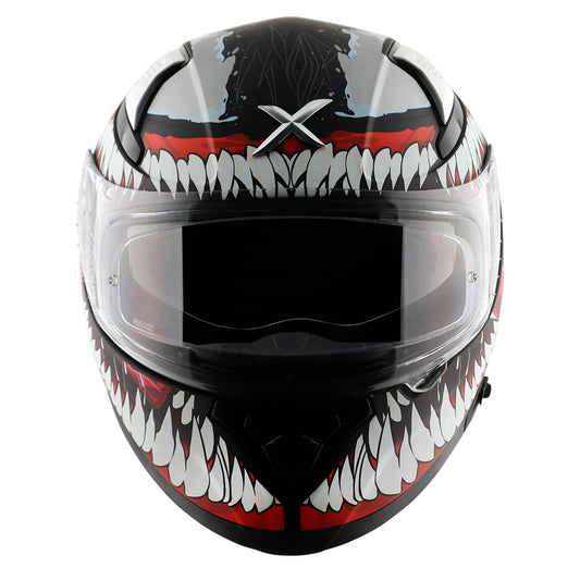 Axor Apex Marvel Venom Full-Face Helmet - Matt Black Red