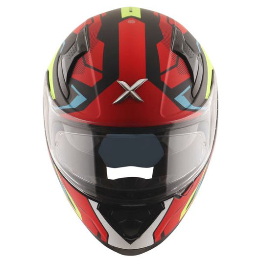 Axor Apex Road Trip Helmet-Dull Black Red
