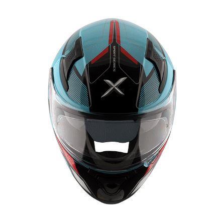 Axor Apex Turbine D/V Motorcycle Helmet - Blue Red