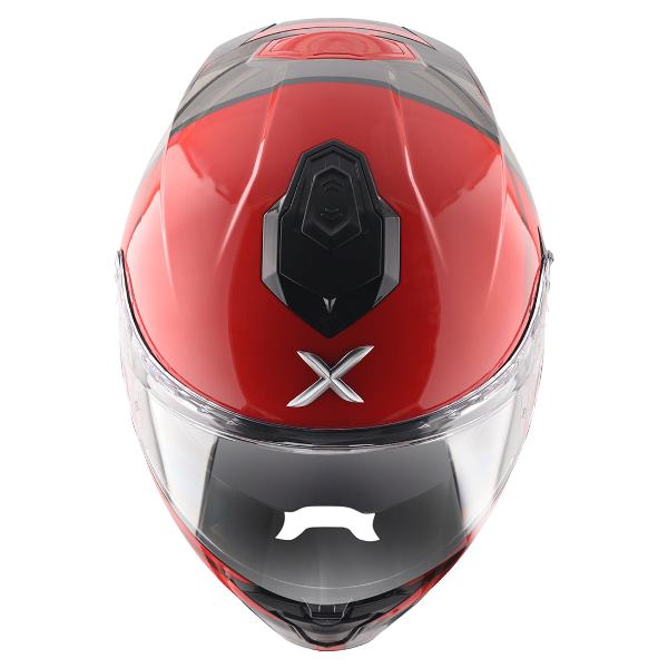 Axor Premium Brutale Surges Dual Spoiler Helmet - Red Grey
