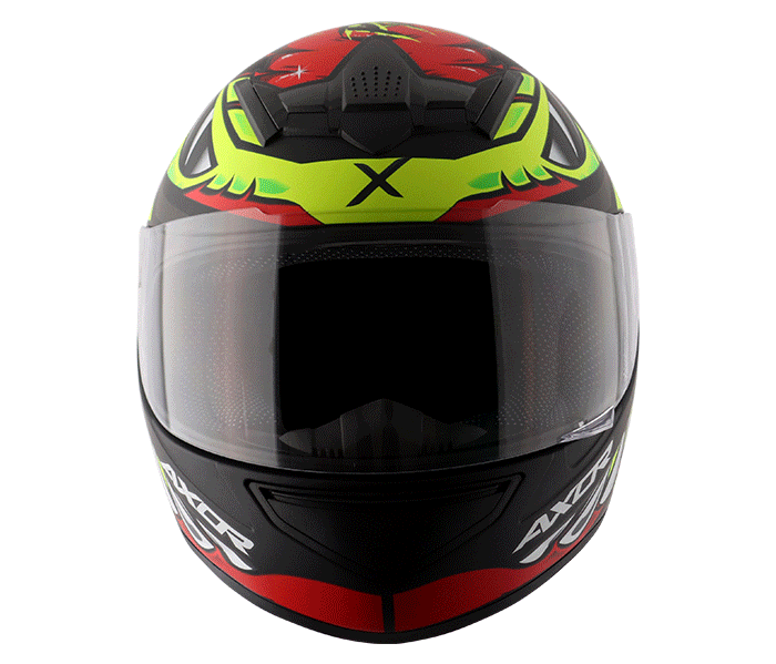 Axor Rage Python Dull lack Neon Yellow Helmet