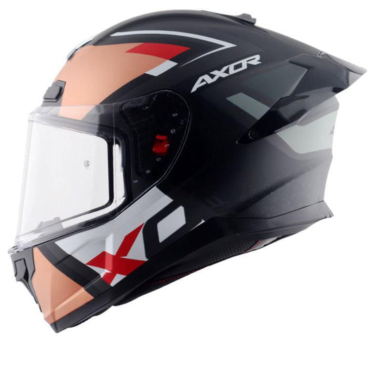 Axor Saber X-Sport Helmet - Dull Black Orange