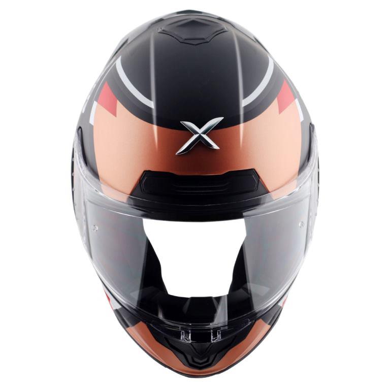 Axor Saber X-Sport Helmet - Dull Black Orange
