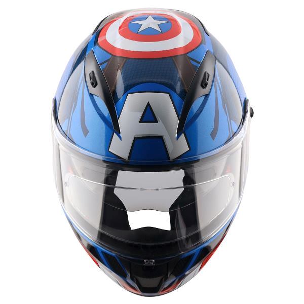 Axor Street Marvel Captain America Helmet - Blue Red White