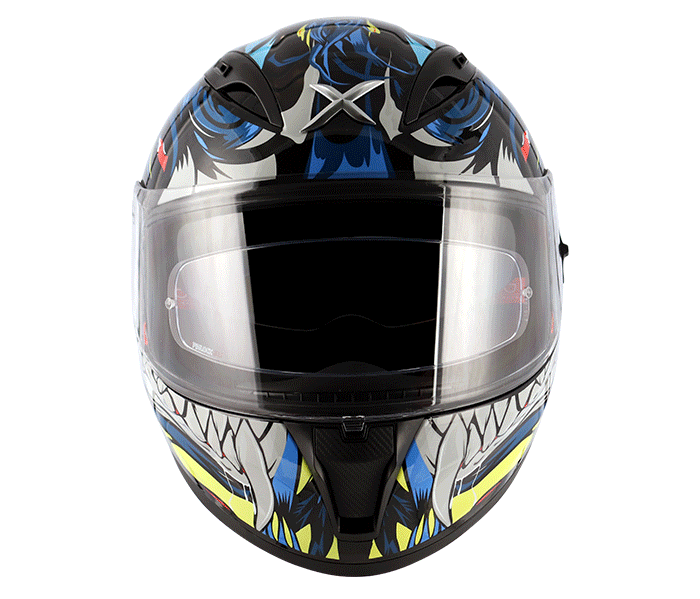 Axor Street Okami Black Blue Helmet