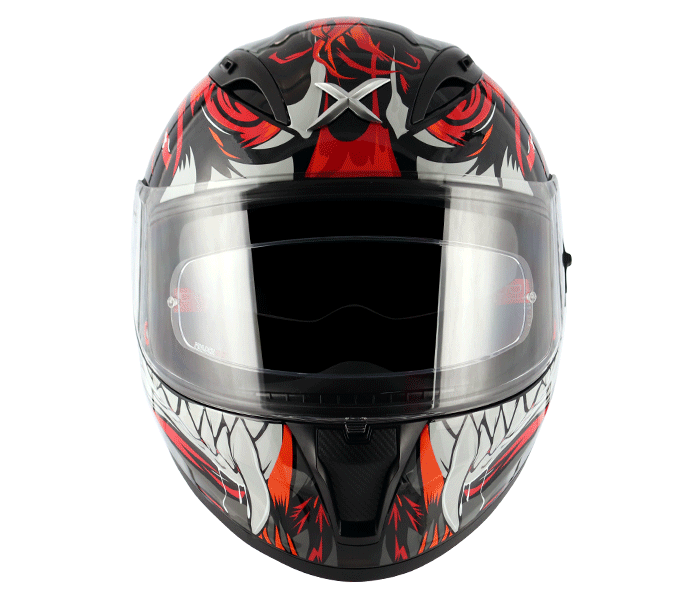 Axor Street Okami Black Red Helmet