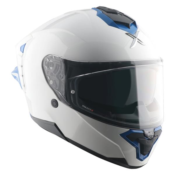 Axor Brutale Corsa Dual Spoiler Helmet-White Blue