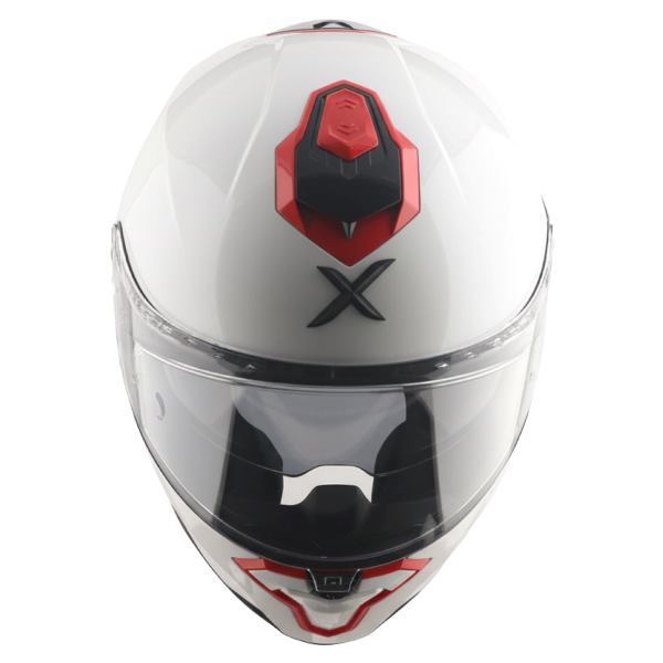 Axor Brutale Corsa Dual Spoiler Helmet-White Red