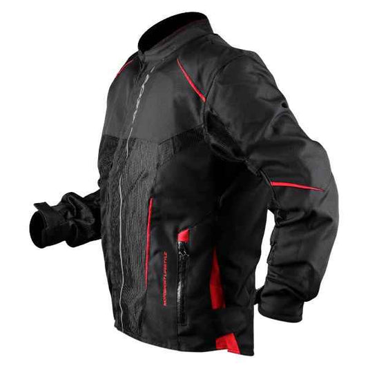 Axor Drift Riding Jacket Black-Red