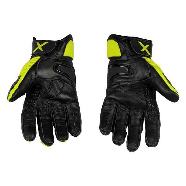 Axor Spyder Riding Gloves Black Neon Yellow