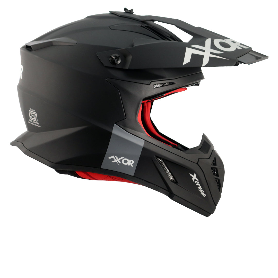 Axor X-cross Single Color Helmet (Dull Black)