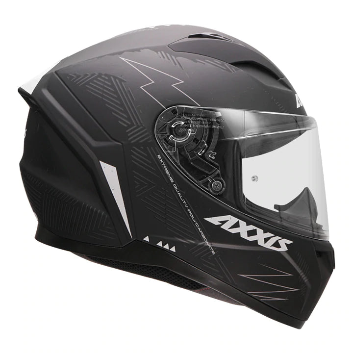 Axxis Segment Now Motorcycle Matt Black Helmet - Riders Junction