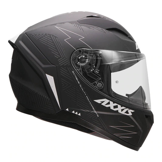 Axxis Segment Now Motorcycle Matt Black Helmet - Riders Junction