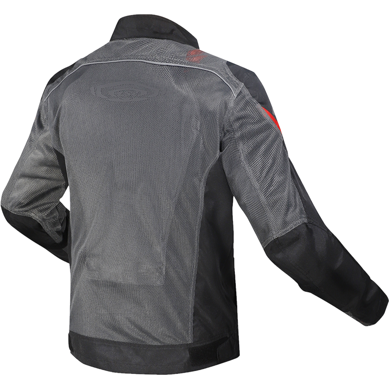 LS2 AIRY MAN JACKET GREY BLACK RED