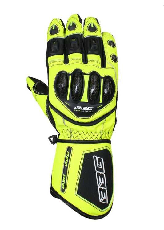 BBG- Racer Gloves – Neon - Riders Junction